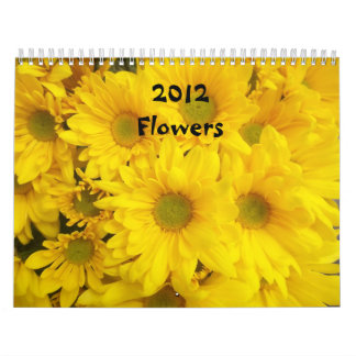 2012 Blumen-Kalender Kalender