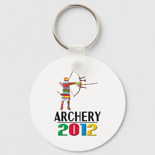 2012: Bogenschießen Schlüsselanhänger (Vorderseite)