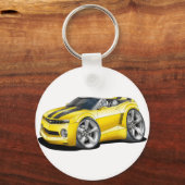 2012 Camaro Gelb-Schwarz-Konvertible Schlüsselanhänger (Vorderseite)