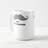 2012 Das Jahr der Mustache Kaffeetasse (Vorderseite Links)