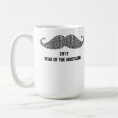 2012 Das Jahr der Mustache Kaffeetasse (Links)
