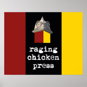2012 Design-Plakat "Raging Chicken Press" Poster