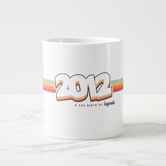 2012 Die Geburt von Legenden Jumbo-Tasse (Vorderseite)