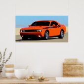 2012 DODGE CHALLENGER RT POSTER (Küche)