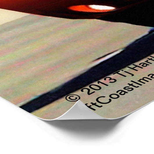 2012 DODGE CHALLENGER RT POSTER (Ecke)