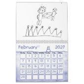2012 durch Harry Bell Kalender (Feb 2027)