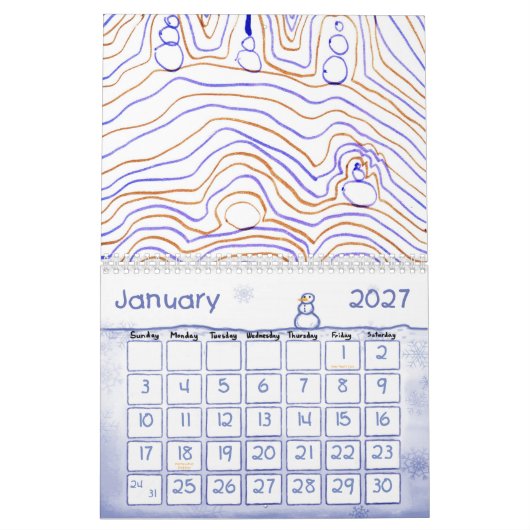 2012 durch Harry Bell Kalender (Jan 2027)