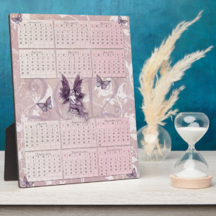 2012 Fairy Calendar PIcture Plaque Fotoplatte