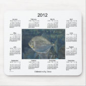 2012 Fisch-Kalender Mousepad (Vorne)