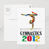 2012: Gymnastik Postkarte (Vorne/Hinten)