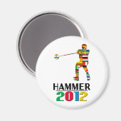 2012: Hammer Magnet (Vorderseite/Rückseite)