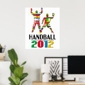 2012: Handball Poster (Heimbüro)