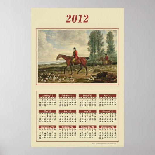 2012 Huntsman Calendar Poster (Vorne)