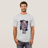 2012 Jahr der Dragon Fantasy Art T-Shirt (Vorne ganz)