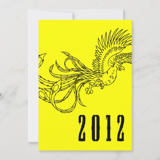 2012 : Jahr des Drachen Einladung (Vorderseite)
