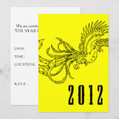 2012 : Jahr des Drachen Einladung (Vorne/Hinten)