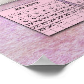 2012 Jahr Weihnachtsgebäck für kleine Mädchen Poster (Ecke)