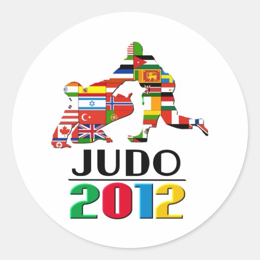 2012: Judo Runder Aufkleber (Vorderseite)