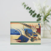 2012 Kalender Hokusai Postcard Postkarte (Stehend Vorderseite)