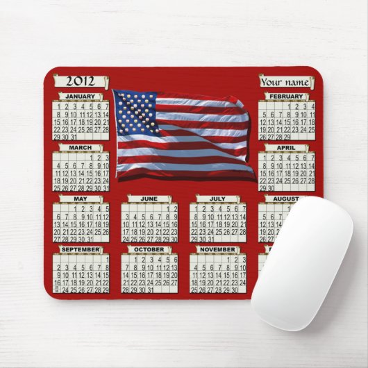 2012 Kalender Mousepad (Mit Mouse)