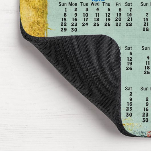 2012 Kalender mousepads (Ecke)