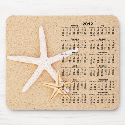 2012 Kalender - Starfish Mousepad (Vorne)