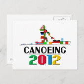 2012: Kanufahren Postkarte (Vorne/Hinten)
