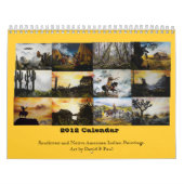 2012 Kunst im Südwesten und im Amerikanische Urein Kalender (Titelbild)