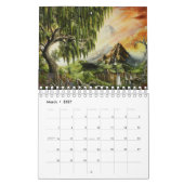 2012 Landscape and Wildlife Art von David E Paul Kalender (Mär 2027)