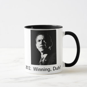 2012. Obama, gewinnend, Duh! Kaffee-Tasse Tasse