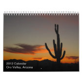 2012 Oro Tal, Arizona-Kalender Kalender (Titelbild)