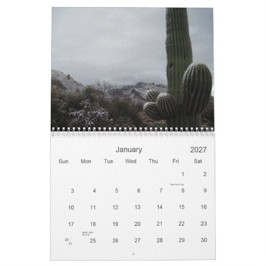 2012 Oro Tal, Arizona-Kalender Kalender (Jan 2027)