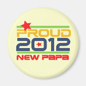 2012 Papa-T - Shirt und Geschenke Magnet (Vorne)