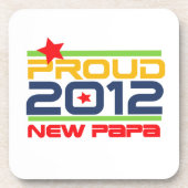 2012 Papa-T - Shirt und Geschenke Untersetzer (Vorderseite)