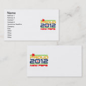 2012 Papa-T - Shirt und Geschenke Visitenkarte (Vorne/Hinten)