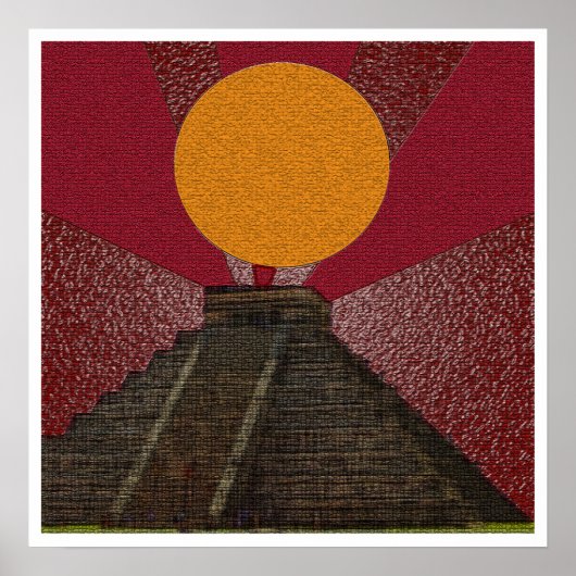 2012 Posters "Mayan Chichen Itza Kukulkan" Poster (Vorne)