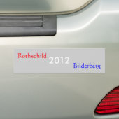 2012, Rothschild, Bilderberg Autoaufkleber (Auf Auto)