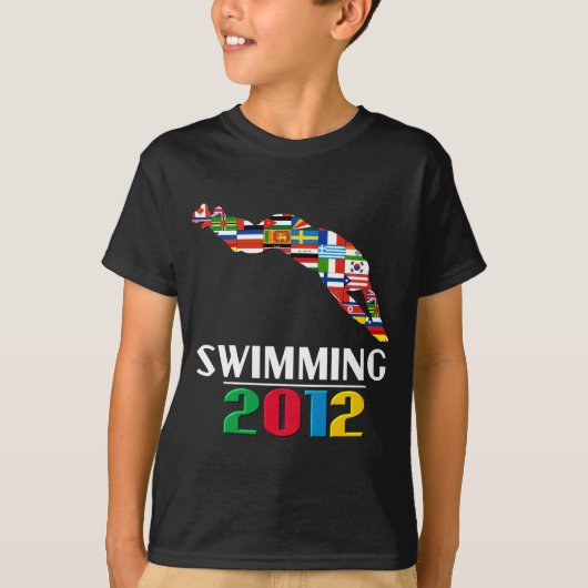 2012: Schwimmen T-Shirt (Vorderseite)