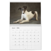 2012 seidene Windhounds Welpen 2 Kalender (Mär 2026)