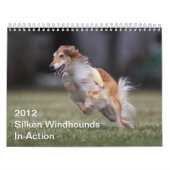 2012 seidenes Windhounds im Aktionskalender Kalender (Titelbild)