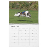2012 seidenes Windhounds im Aktionskalender Kalender (Feb 2027)