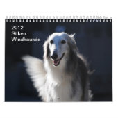 2012 seidenes Windhounds Kalender (Titelbild)