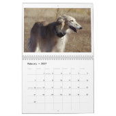 2012 seidenes Windhounds Kalender (Feb 2027)