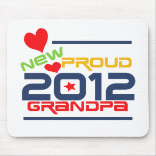 2012 stolze Großvater-T-Shirts und Geschenke Mousepad