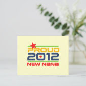 2012 stolze Nana-T - Shirts und -geschenke Postkarte (Stehend Vorderseite)