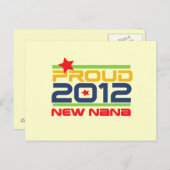 2012 stolze Nana-T - Shirts und -geschenke Postkarte (Vorne/Hinten)