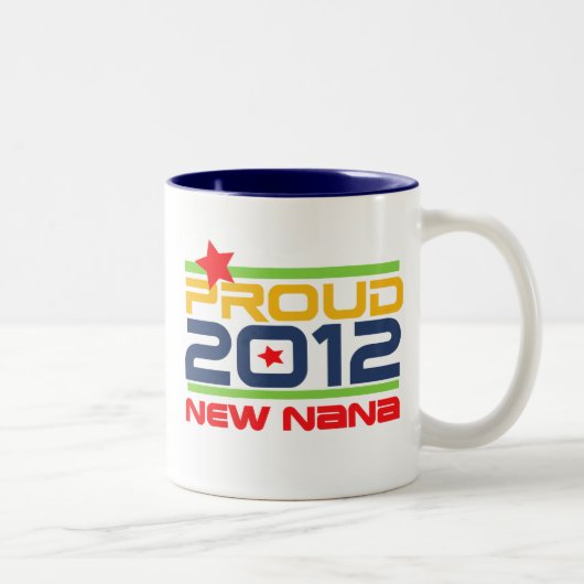 2012 stolze Nana-T - Shirts und -geschenke Zweifarbige Tasse (Rechts)
