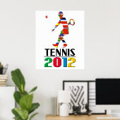 2012: Tennis Poster (Heimbüro)