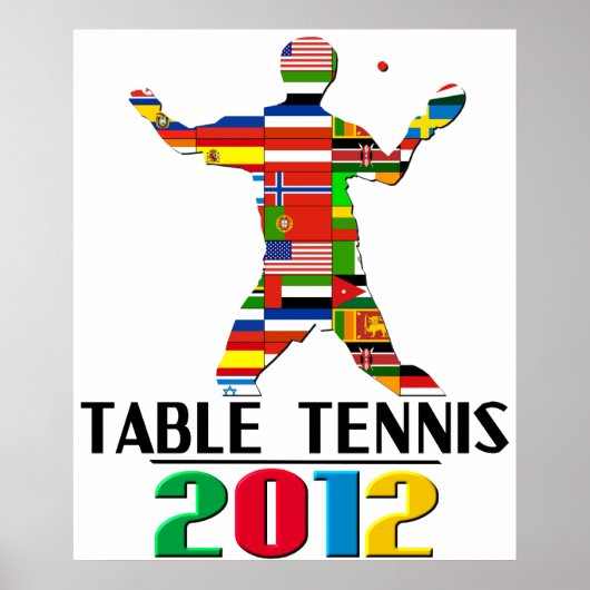 2012: Tischtennis Poster (Vorne)