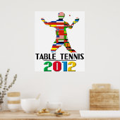2012: Tischtennis Poster (Küche)